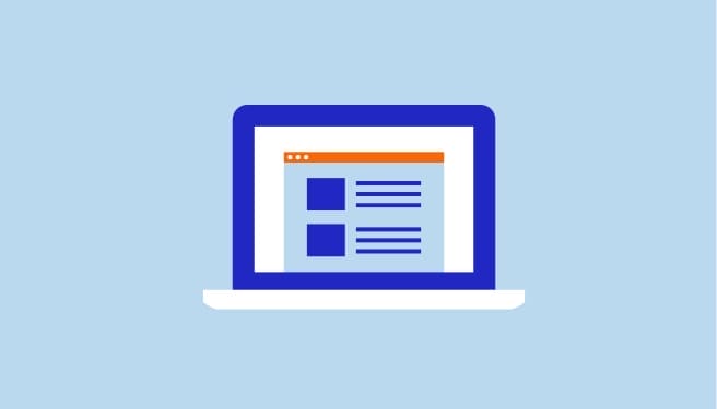 Computer screen icon